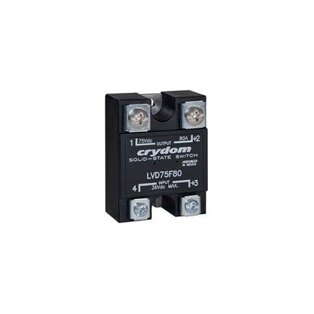 Crydom Solid State Relays - Industrial Mount 48V/60A 24.0/23.5V Ctrl Lvd W/Pad LVD75D60H